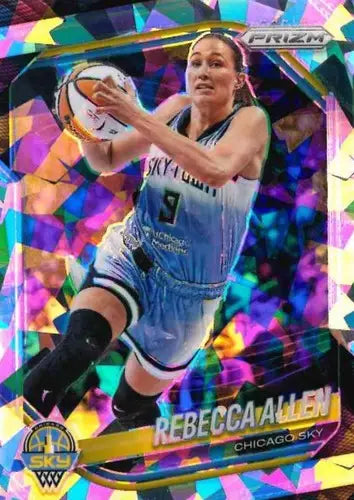 2025 Panini Prizm WNBA Ice Prizms #67 Rebecca Allen NM Near Mint ID:83633 - Basketball Card Single