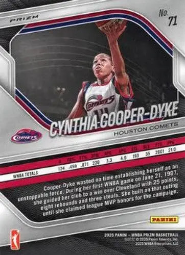 2025 Panini Prizm WNBA Ice Prizms #71 Cynthia Cooper-Dyke NM Near Mint ID:83636 - Basketball Card Single