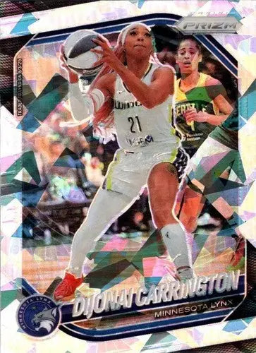 2025 Panini Prizm WNBA Ice Prizms #9 DiJonai Carrington NM Near Mint ID:83618 - Basketball Card Single