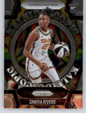 2025 Panini Prizm WNBA Kaleidoscopic #8 Saniya Rivers NM Near Mint ID:83655 - Basketball Card Single