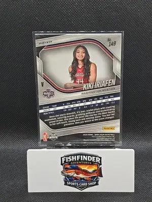2025 Panini Prizm WNBA - Rookie Variation Kiki Iriafen #149 Ice Prizm (RC) - Basketball Card Single