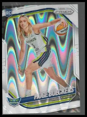 2025 Panini Prizm WNBA - Rookie Variation Paige Bueckers #147 White Seismic - Basketball Card Single