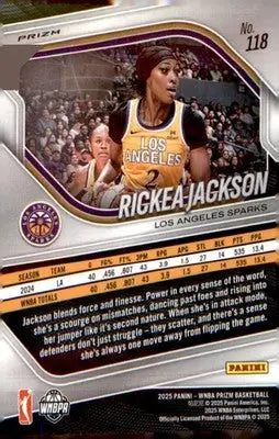 2025 Panini Prizm WNBA Silver Prizms #118 Rickea Jackson