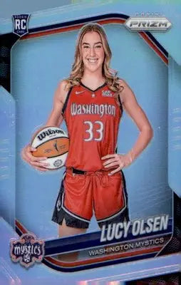 2025 Panini Prizm WNBA Silver Prizms #145 Lucy Olsen