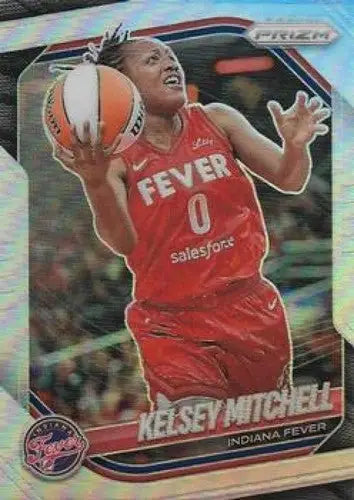 2025 Panini Prizm WNBA Silver Prizms #35 Kelsey Mitchell NM Near Mint ID:83660 - Basketball Card Single