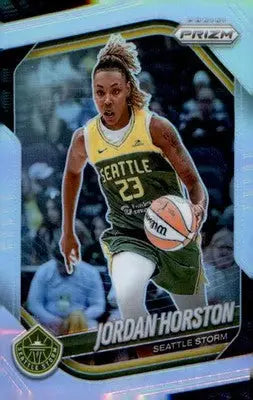 2025 Panini Prizm WNBA Silver Prizms #37 Jordan Horston