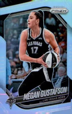 2025 Panini Prizm WNBA Silver Prizms #49 Megan Gustafson - Basketball Card Single