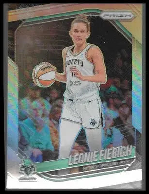 2025 Panini Prizm WNBA Silver Prizms #74 Leonie Fiebich - Basketball Card Single