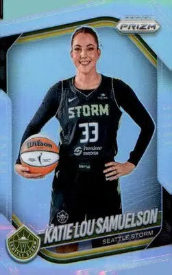 2025 Panini Prizm WNBA Silver Prizms #82 Katie Lou Samuelson - Basketball Card Single