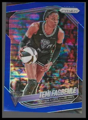 2025 Panini Prizm WNBA Temi Fagbenle Blue Pulsar Prizm /199 #68 - Basketball Card Single