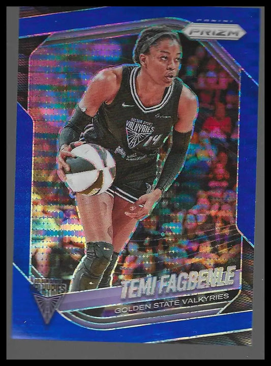 2025 Panini Prizm WNBA Temi Fagbenle Blue Pulsar Prizm /199 #68 - Basketball Card Single