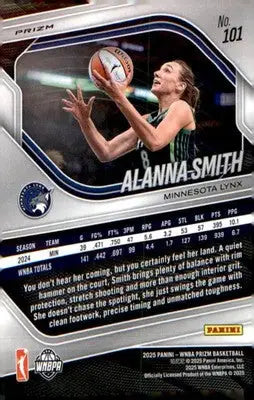 2025 Panini Prizm WNBA White Seismic Prizms #101 Alanna Smith - Basketball Card Single