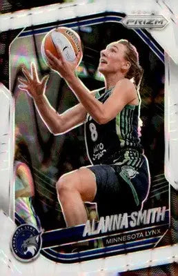 2025 Panini Prizm WNBA White Seismic Prizms #101 Alanna Smith - Basketball Card Single