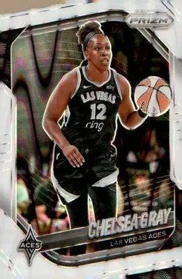 2025 Panini Prizm WNBA White Seismic Prizms #111 Chelsea Gray - Basketball Card Single