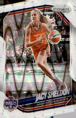 2025 Panini Prizm WNBA White Seismic Prizms #113 Jacy Sheldon - Basketball Card Single