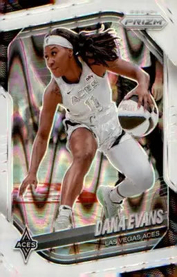 2025 Panini Prizm WNBA White Seismic Prizms #33 Dana Evans