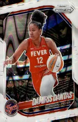 2025 Panini Prizm WNBA White Seismic Prizms #42 Damiris Dantas - Basketball Card Single