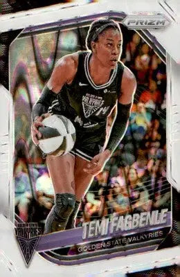 2025 Panini Prizm WNBA White Seismic Prizms #68 Temi Fagbenle - Basketball Card Single