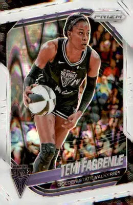 2025 Panini Prizm WNBA White Seismic Prizms #68 Temi Fagbenle