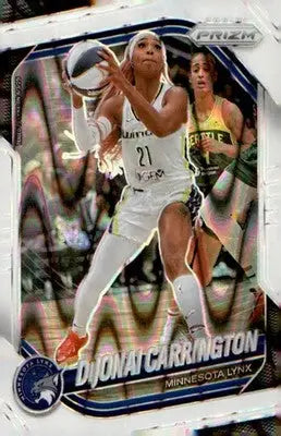2025 Panini Prizm WNBA White Seismic Prizms #9 DiJonai Carrington - Basketball Card Single