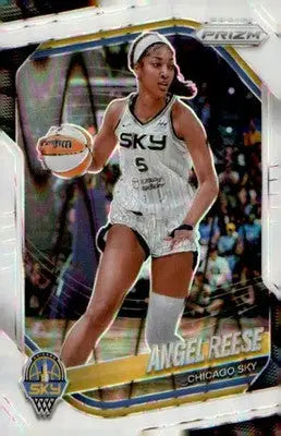 2025 Panini Prizm WNBA White Seismic Prizms #92 Angel Reese - Basketball Card Single