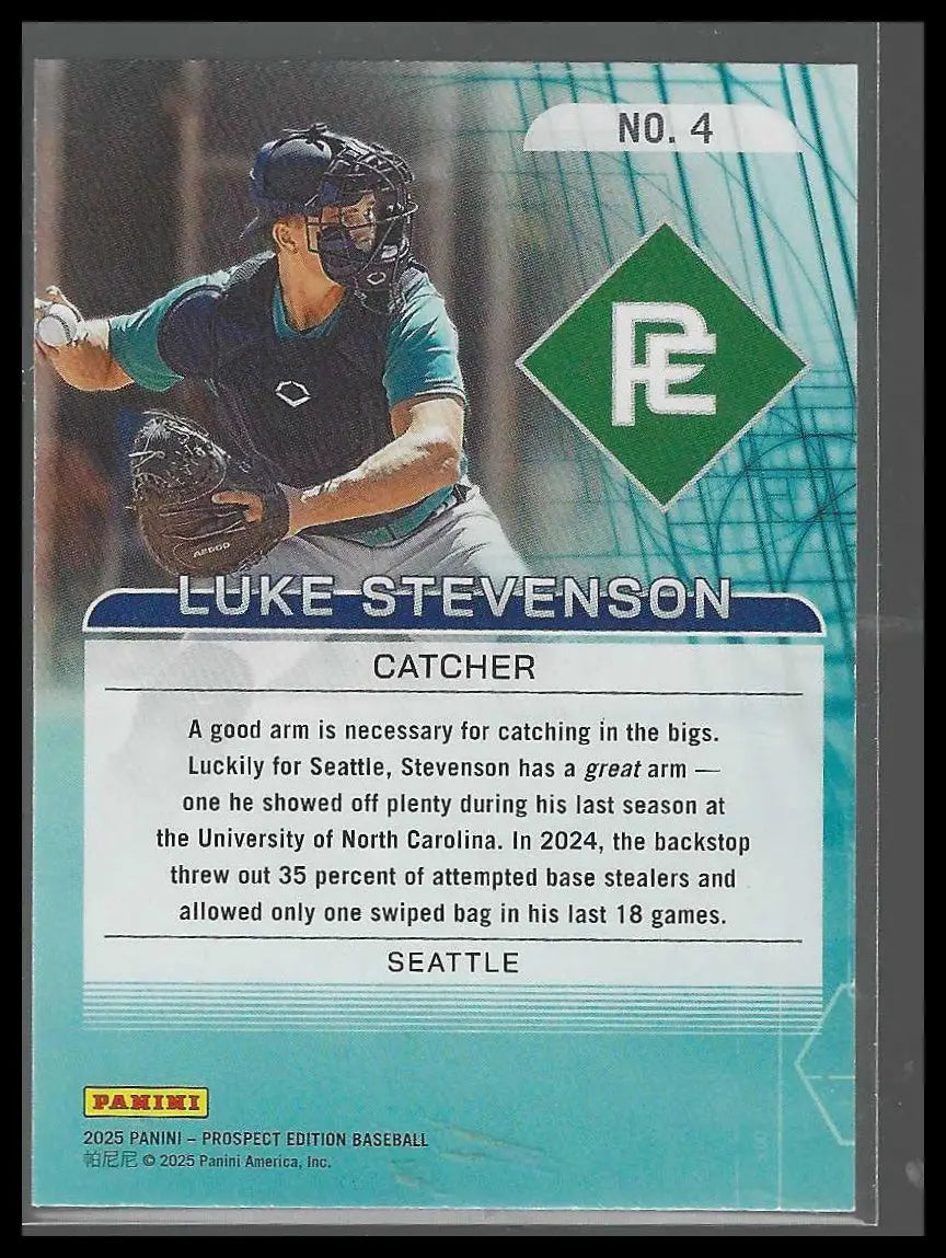 2025 Panini Prospect Edition #21 Slade Caldwell Prepping for the Pros Dbacks - Baseball Card Single