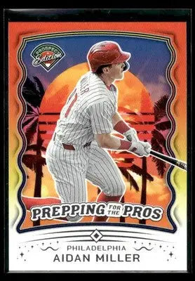 2025 Panini Prospect Edition Aidan Miller #10 Prepping for the Pros Phillies - Baseball Card Single