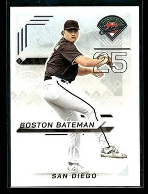 2025 Panini Prospect Edition Boston Bateman #72 San Diego Padres - Baseball Card Single