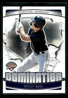 2025 Panini Prospect Edition Brady Ebel #9 Domination Milwaukee Brewers - Baseball Card Single