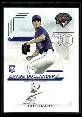 2025 Panini Prospect Edition Chase Dollander #68 RC Colorado Rockies - Baseball Card Single