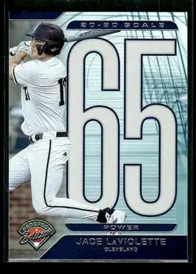 2025 Panini Prospect Edition Jace LaViolette #13 20-80 Scale Cleveland Guardians - Baseball Card Single