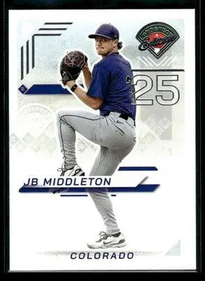 2025 Panini Prospect Edition JB Middleton #168 Colorado Rockies - Baseball Card Single