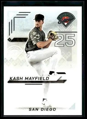2025 Panini Prospect Edition Kash Mayfield #147 White Jersey San Diego Padres - Baseball Card Single