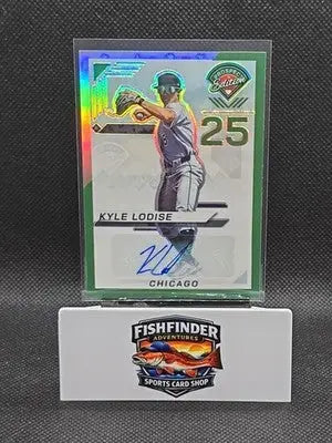 2025 Panini Prospect Edition - Kyle Lodise #66 Green Prizm Signatures (AU RC) - Baseball Card Single