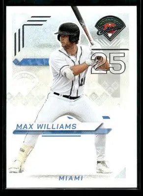 2025 Panini Prospect Edition Max Williams #17 Miami Marlins - Baseball Card Single