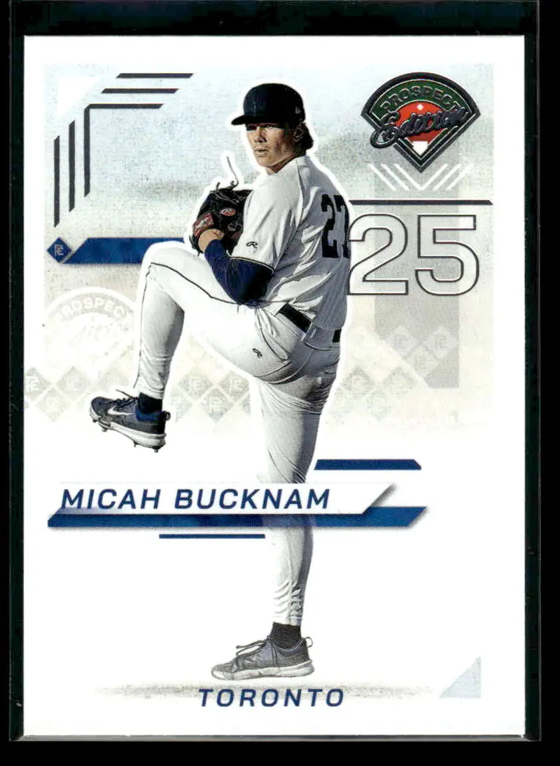 2025 Panini Prospect Edition Micah Bucknam #142 Toronto Blue Jays - Baseball Card Single