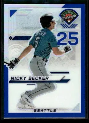 2025 Panini Prospect Edition Nicky Becker #51 Holo Ticket - Blue #/149 Mariners - Baseball Card Single