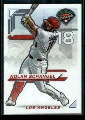 2025 Panini Prospect Edition Nolan Schanuel #113 Holo Ticket Los Angeles Angels - Baseball Card Single