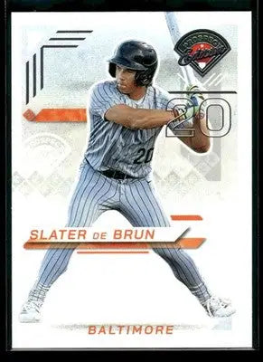 2025 Panini Prospect Edition Slater De Brun #10 Baltimore Orioles - Baseball Card Single
