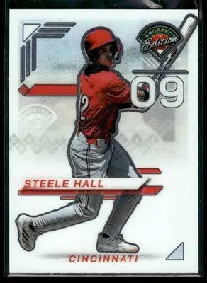 2025 Panini Prospect Edition Steele Hall #185 Holo Ticket Cincinnati Reds - Baseball Card Single
