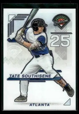 2025 Panini Prospect Edition Tate Southisene #14 Holo Ticket Atlanta Braves - Baseball Card Single
