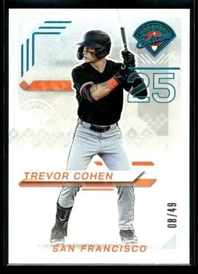 2025 Panini Prospect Edition Trevor Cohen #3 Teal SN #/49 San Francisco Giants - Baseball Card Single