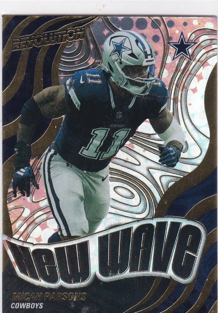 2025 Panini Revoluition #24 Micah Parsons New Wave Dallas Cowboys - Football Card Single