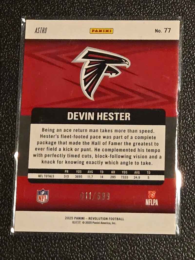 2025 Panini Revolution #77 Devin Hester Green Astro #/699