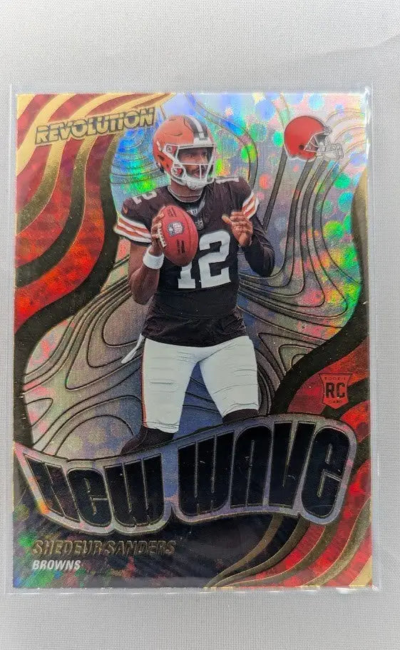 2025 Panini Revolution Football New Wave Insert Shedeur Sanders - Football Card Single