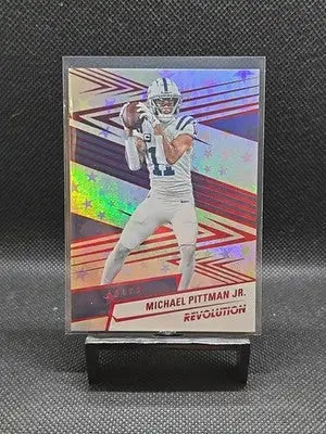 2025 Panini Revolution - Michael Pittman Jr. #121 Red Astro - Football Card Single