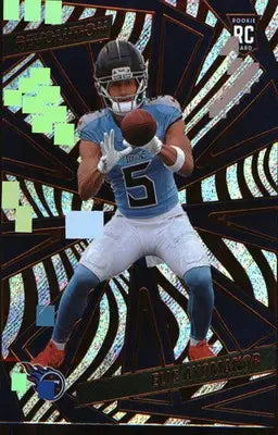 2025 Panini Revolution Red Swirl #209 Elic Ayomanor