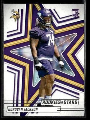 2025 Panini Rookies & Stars Donovan Jackson #120 RC Minnesota Vikings - Football Card Single