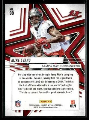 2025 Panini Rookies & Stars Mike Evans #99 Tampa Bay Buccaneers - Football Card Single