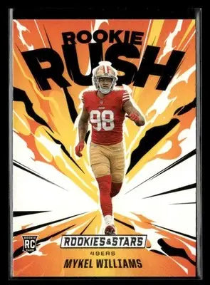 2025 Panini Rookies & Stars Mykel Williams #17 Rookie Rush San Francisco 49ers - Football Card Single